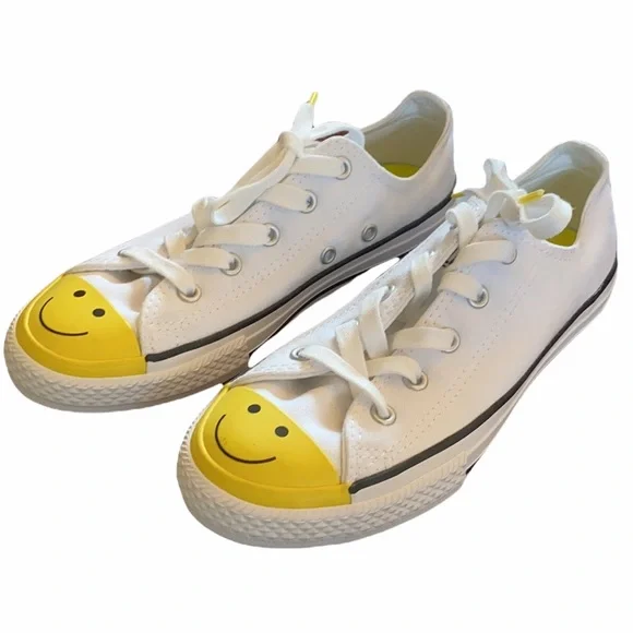 Converse Chucks Happy Smile Smiley Face Low Classics 2 Kids